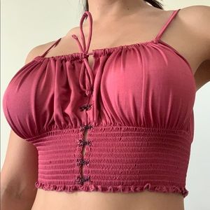 Urban outfitters hook&eye crop top